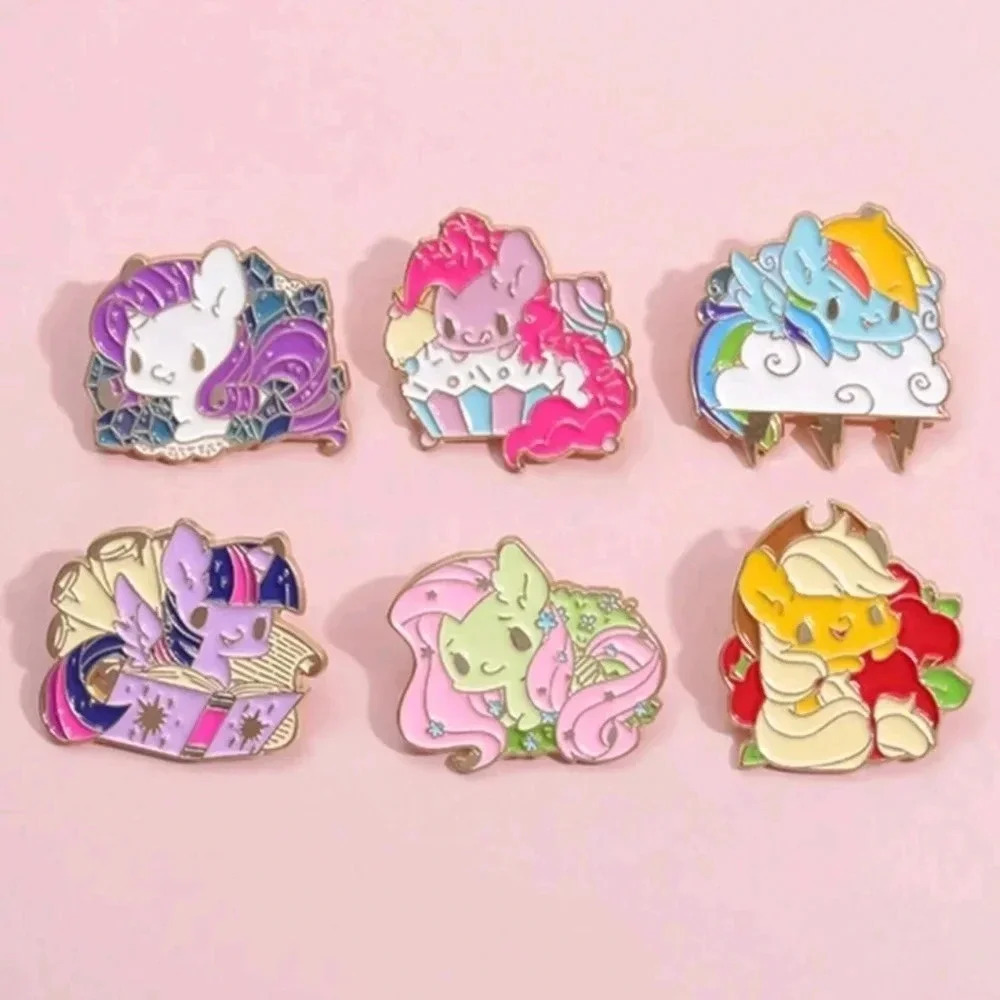 My little pony rainbow dash girls tv show collectors pin brooch charm purse bag